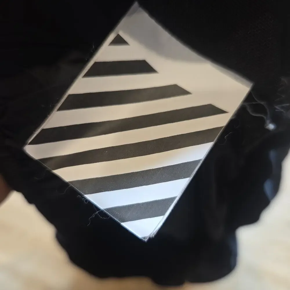 Off-White c/o Virgil Abloh Mens M Black Logo Nylon Swim Shorts Trunks Albania